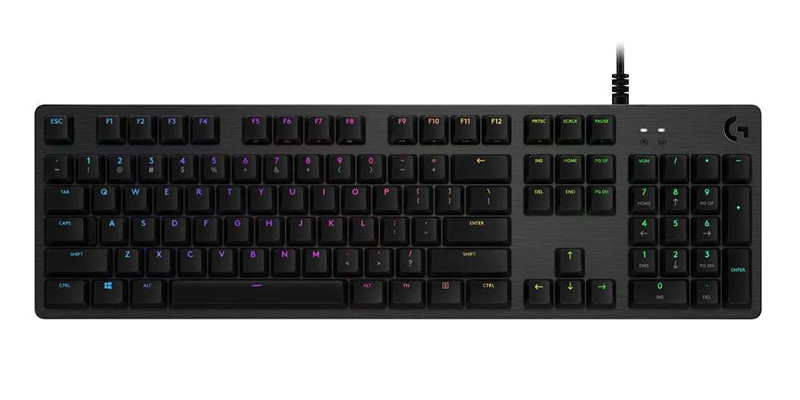 Logitech G512 Silver Edition US GX Black tastatura sa RGB pozadinskim osvetljenjem
