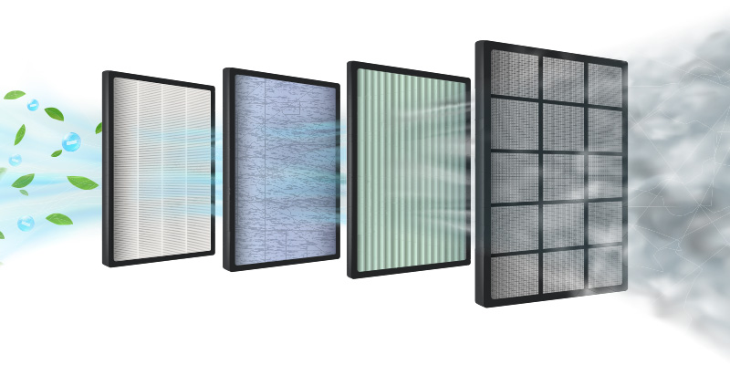 Prikaz različitih vrsta filtera za prečišćivače vazduha