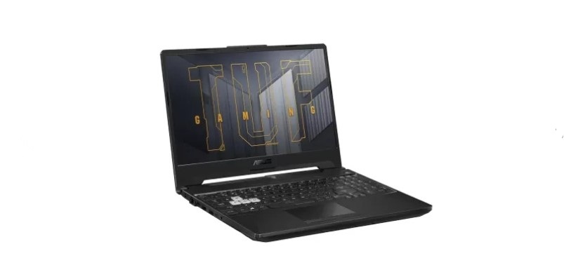 Gaming laptop Asus TUF F15, slikan sa strane