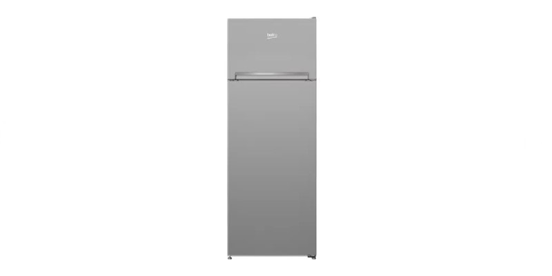 Beko kombinovani frižider sa zamrzivačem gore u sivoj boji